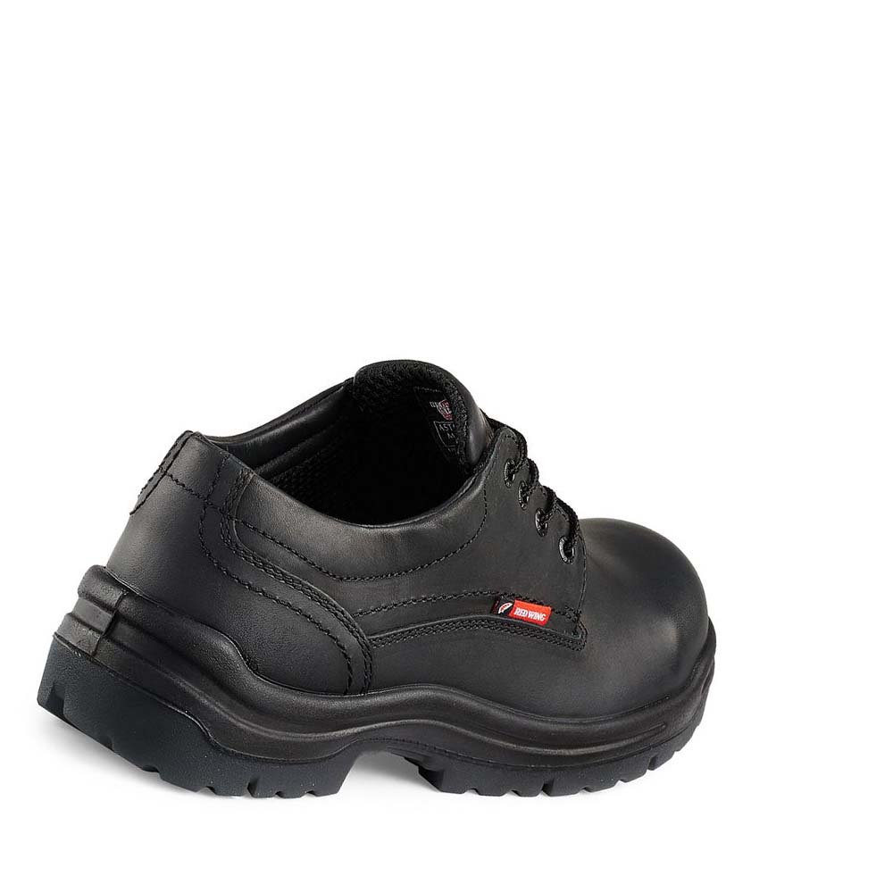 Red Wing King Toe® Safety Toe Men's Oxfords Shoes Black | ZA 189YXF